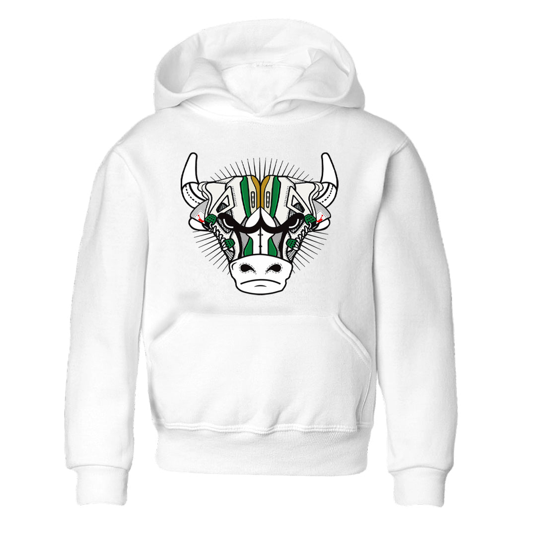 Air Jordan 4 Pine Green Sneaker Match Tees Sneaker Bull Head Sneaker Tees Nike SB Air Jordan 4 Pine Green Sneaker Release Tees Kids Shirts White 2