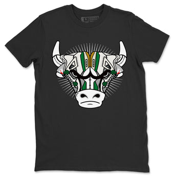 Air Jordan 4 Pine Green Sneaker Match Tees Sneaker Bull Head Sneaker Tees Nike SB Air Jordan 4 Pine Green Sneaker Release Tees Unisex Shirts Black 2