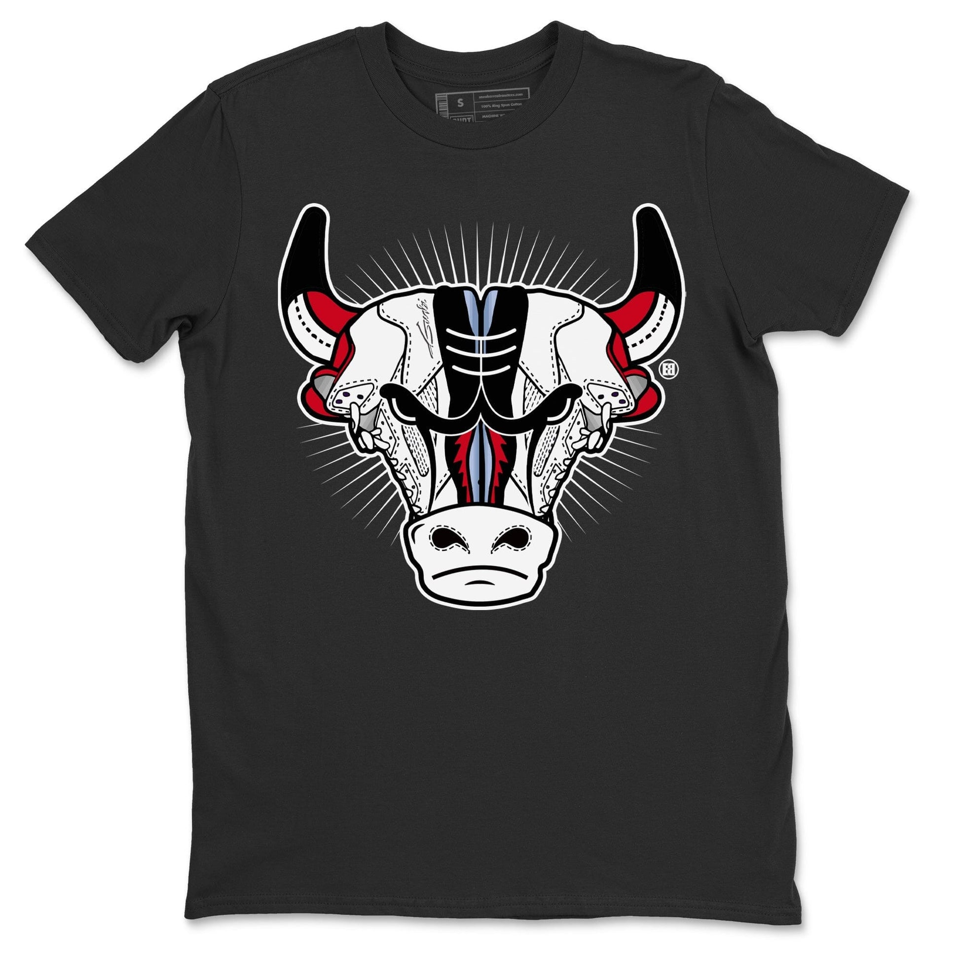Jordan 5 Fire Red Sneaker Match Tees Sneaker Bull Head Sneaker Tees Jordan 5 Fire Red Sneaker Release Tees Unisex Shirts