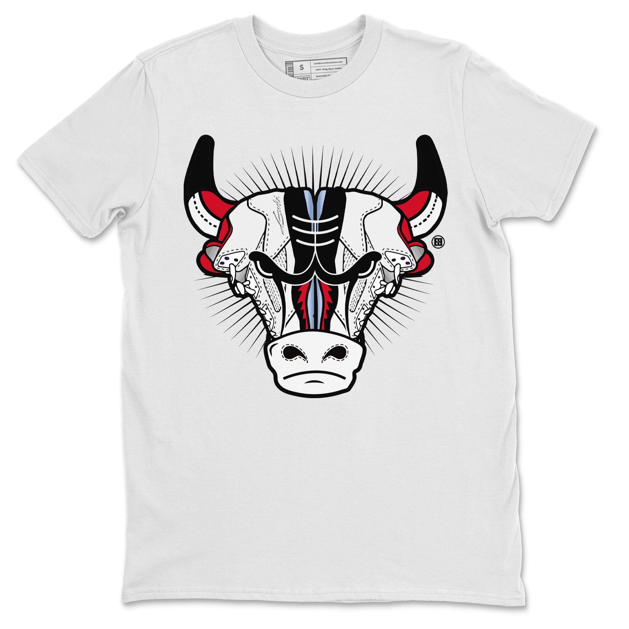 Jordan 5 Fire Red Sneaker Match Tees Sneaker Bull Head Sneaker Tees Jordan 5 Fire Red Sneaker Release Tees Unisex Shirts
