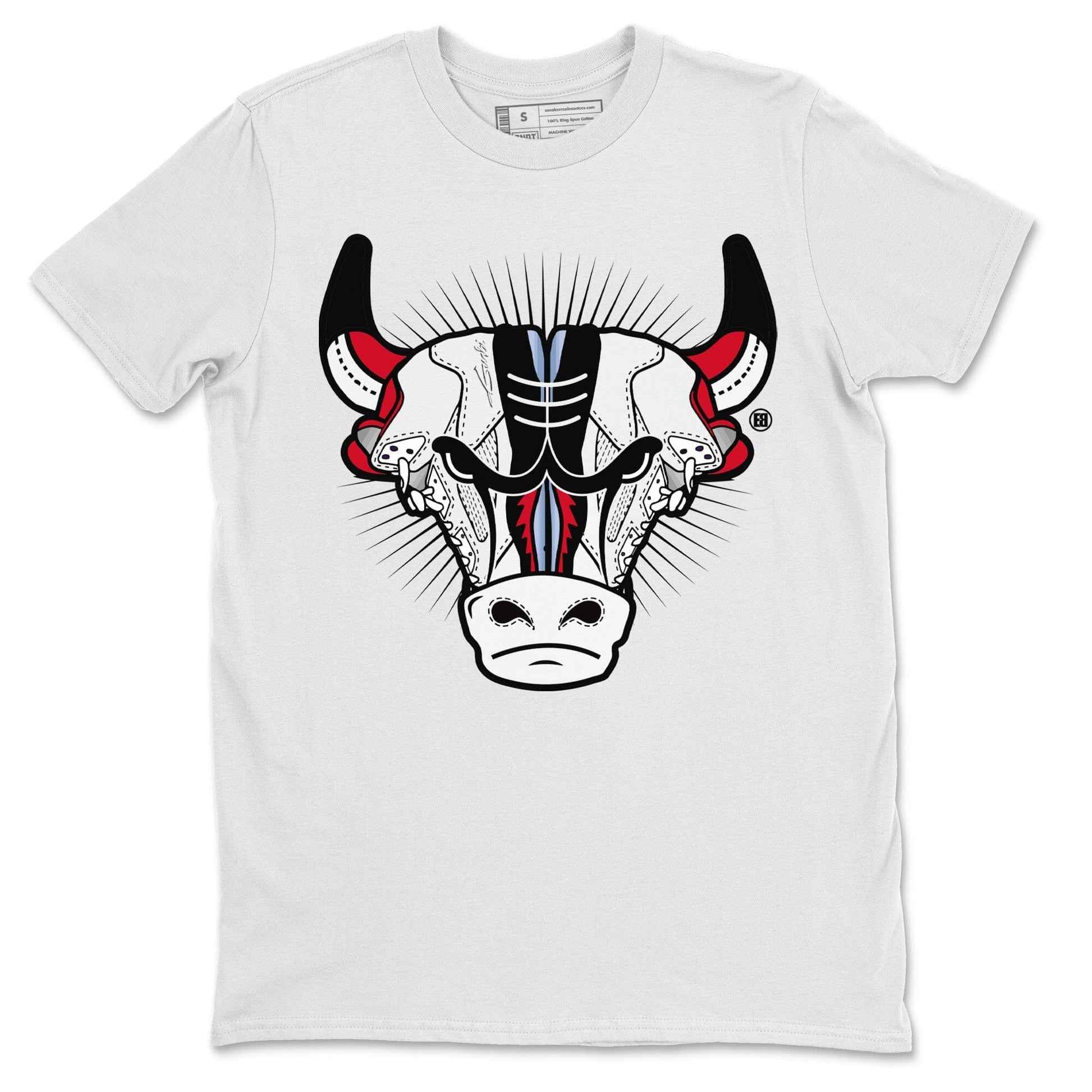 Jordan 5 Fire Red Sneaker Match Tees Sneaker Bull Head Sneaker Tees Jordan 5 Fire Red Sneaker Release Tees Unisex Shirts