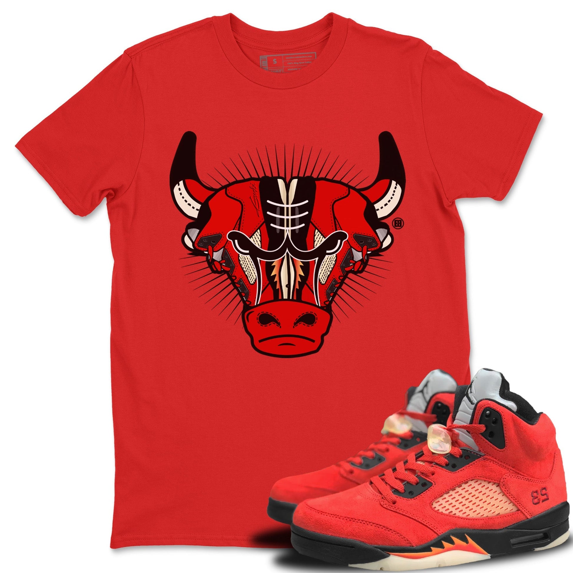Jordan 5 Mars For Her Sneaker Match Tees Sneaker Bull Head Sneaker Tees Jordan 5 Mars For Her Sneaker Release Tees Unisex Shirts