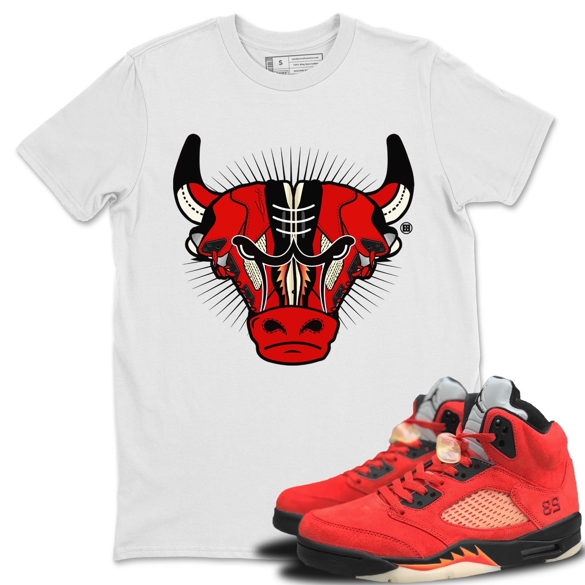 Jordan 5 Mars For Her Sneaker Match Tees Sneaker Bull Head Sneaker Tees Jordan 5 Mars For Her Sneaker Release Tees Unisex Shirts