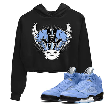 Jordan 5 UNC Sneaker Match Tees Sneaker Bull Head Sneaker Tees Jordan 5 UNC Sneaker Release Tees Women's Shirts
