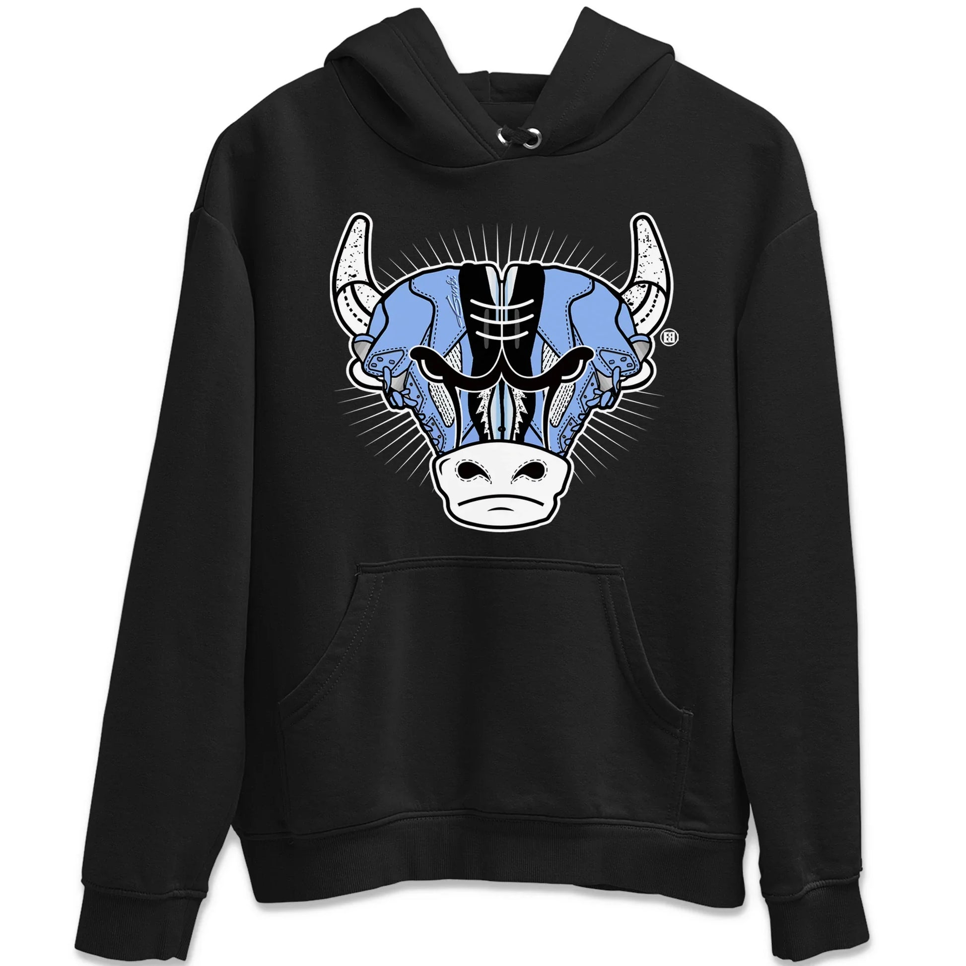 Jordan 5 UNC Sneaker Match Tees Sneaker Bull Head Sneaker Tees Jordan 5 UNC SNRT Sneaker Tees Unisex Shirts