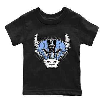Jordan 5 UNC Sneaker Match Tees Sneaker Bull Head Sneaker Tees Jordan 5 UNC Sneaker Release Tees Kids Shirts