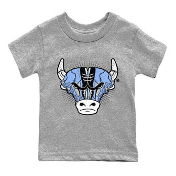 Jordan 5 UNC Sneaker Match Tees Sneaker Bull Head Sneaker Tees Jordan 5 UNC Sneaker Release Tees Kids Shirts