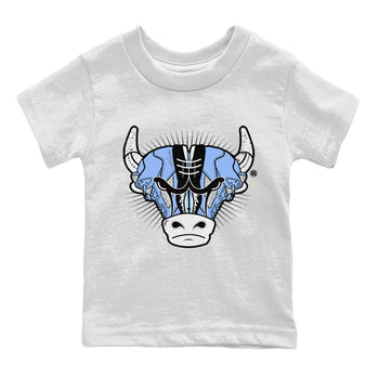Jordan 5 UNC Sneaker Match Tees Sneaker Bull Head Sneaker Tees Jordan 5 UNC Sneaker Release Tees Kids Shirts