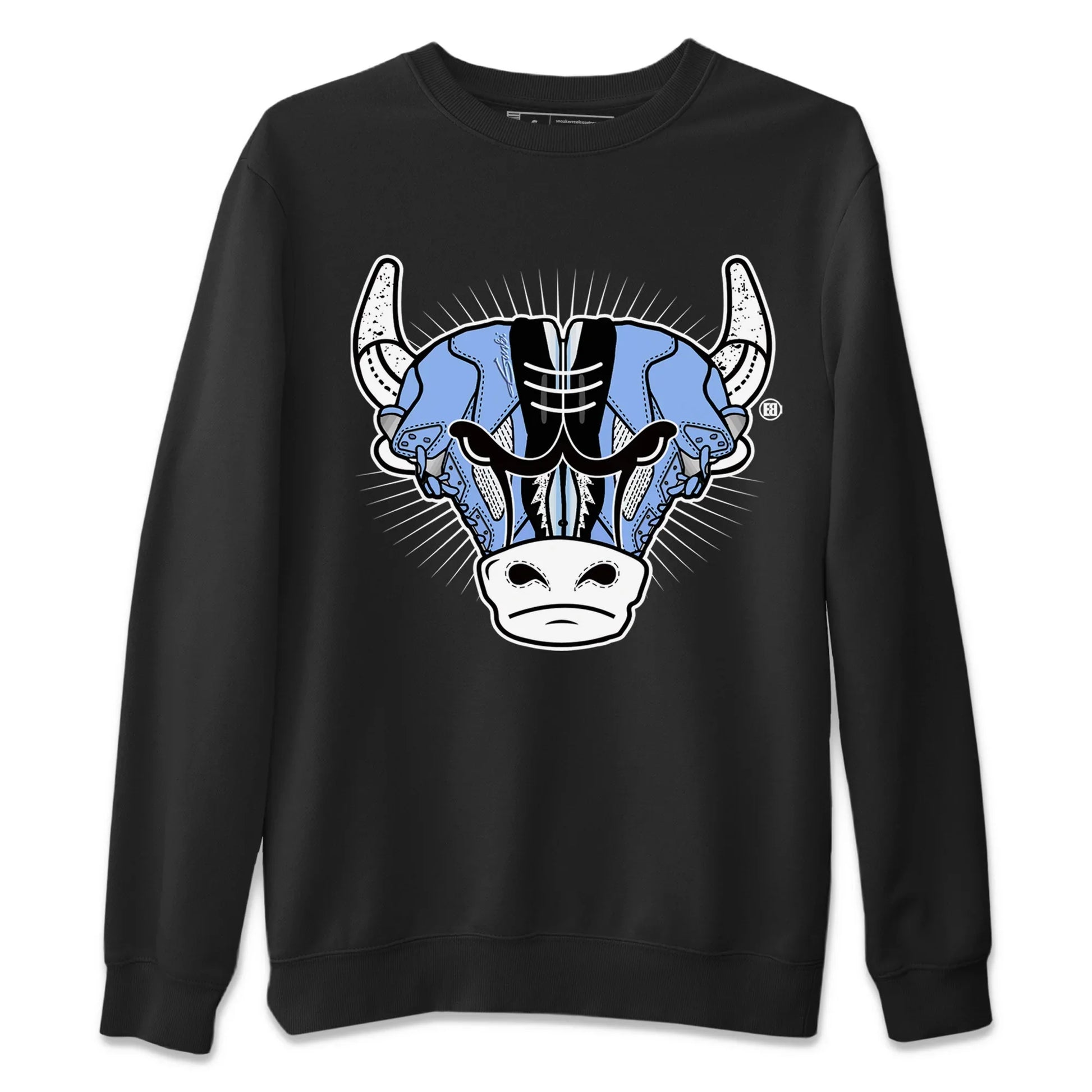 Jordan 5 UNC Sneaker Match Tees Sneaker Bull Head Sneaker Tees Jordan 5 UNC SNRT Sneaker Tees Unisex Shirts