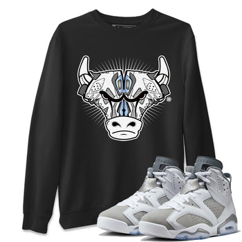 Jordan 6 Cool Grey Sneaker Match Tees Sneaker Bull Head Sneaker Tees Jordan 6 Cool Grey Sneaker Release Tees Unisex Shirts