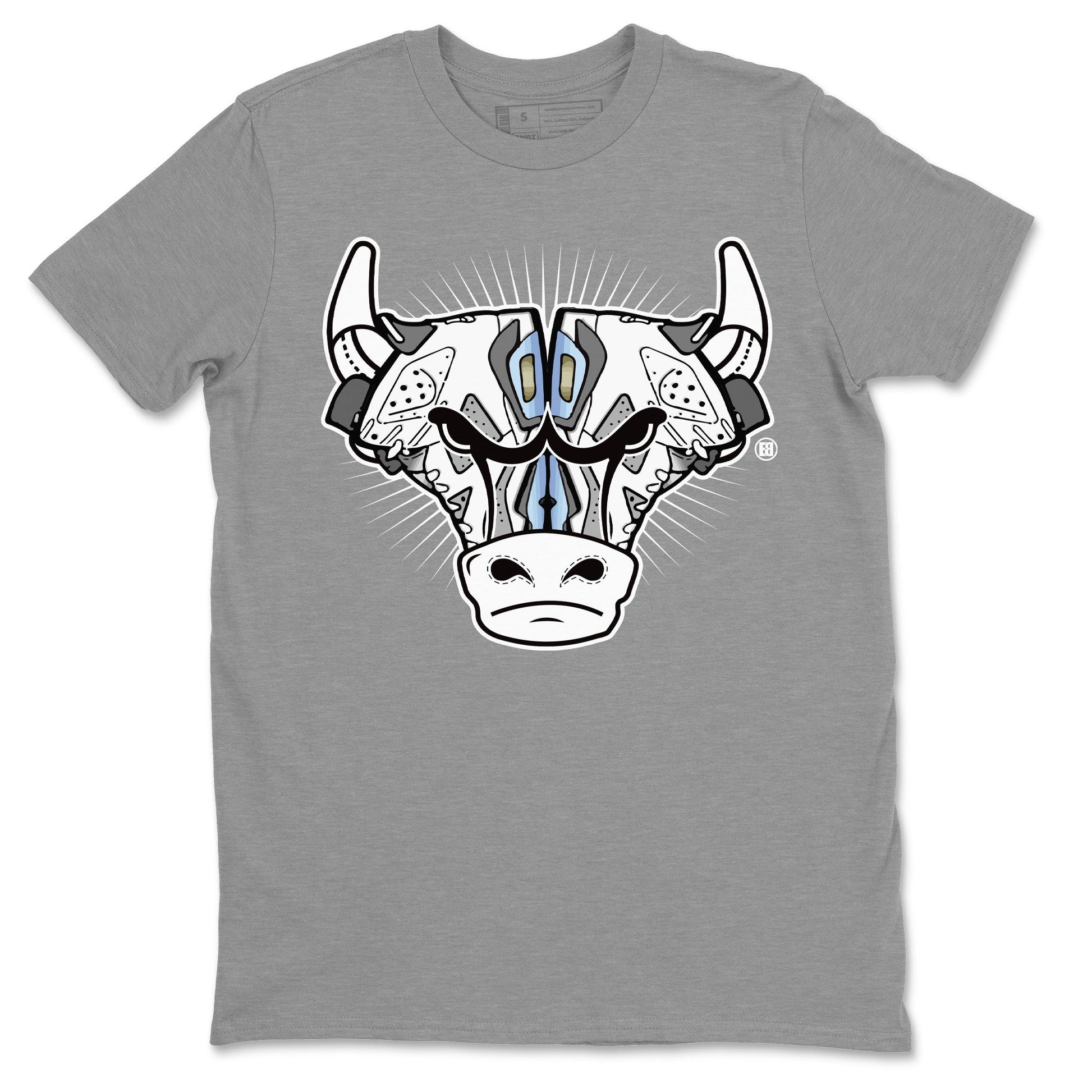 Jordan 6 Cool Grey Sneaker Match Tees Sneaker Bull Head Sneaker Tees Jordan 6 Cool Grey Sneaker Release Tees Unisex Shirts