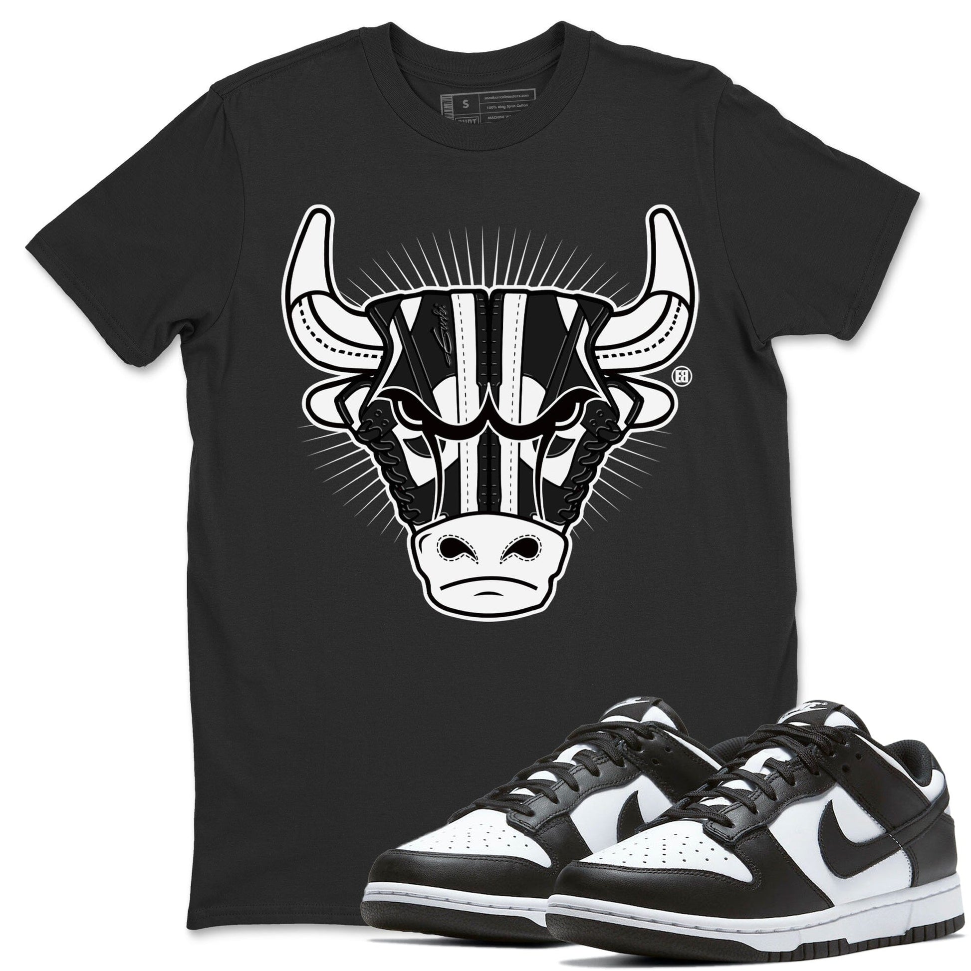 Dunk Panda Sneaker Match Tees Sneaker Bull Head Sneaker Tees Dunk Panda Sneaker Release Tees Unisex Shirts