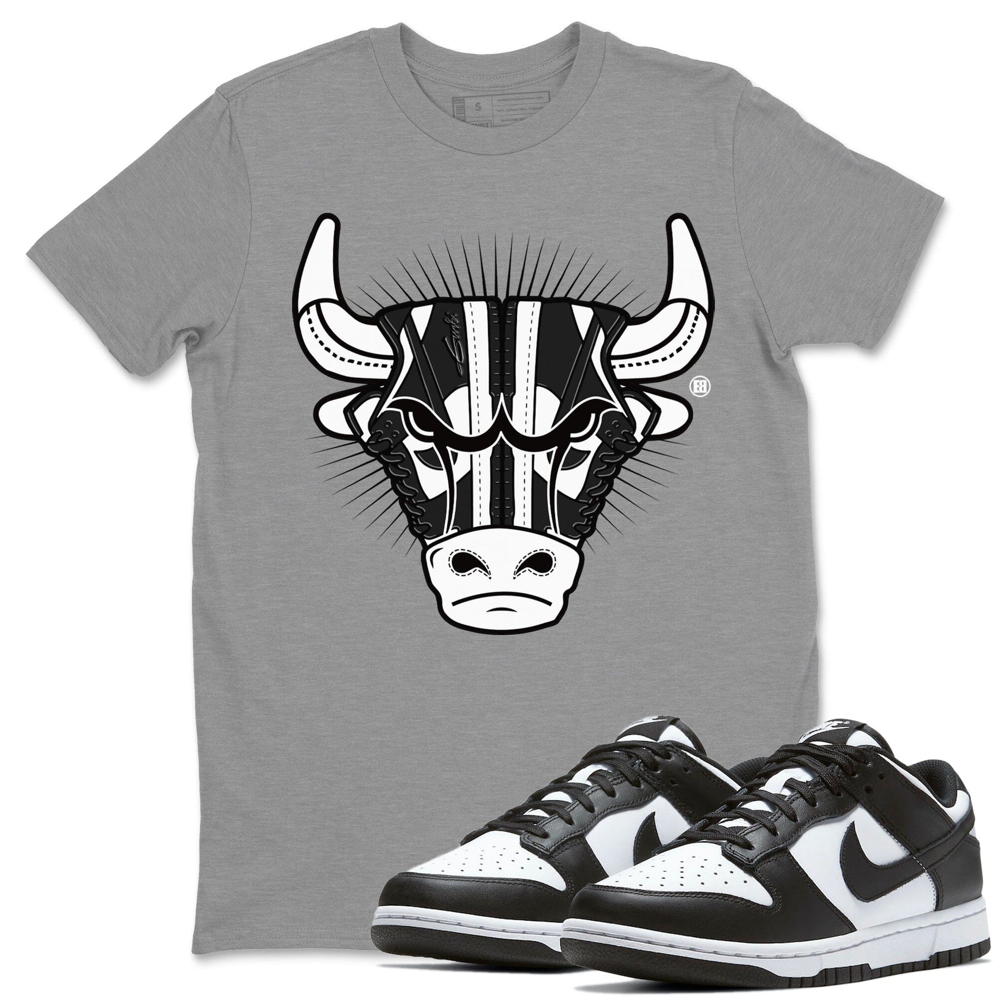 Dunk Panda Sneaker Match Tees Sneaker Bull Head Sneaker Tees Dunk Panda Sneaker Release Tees Unisex Shirts