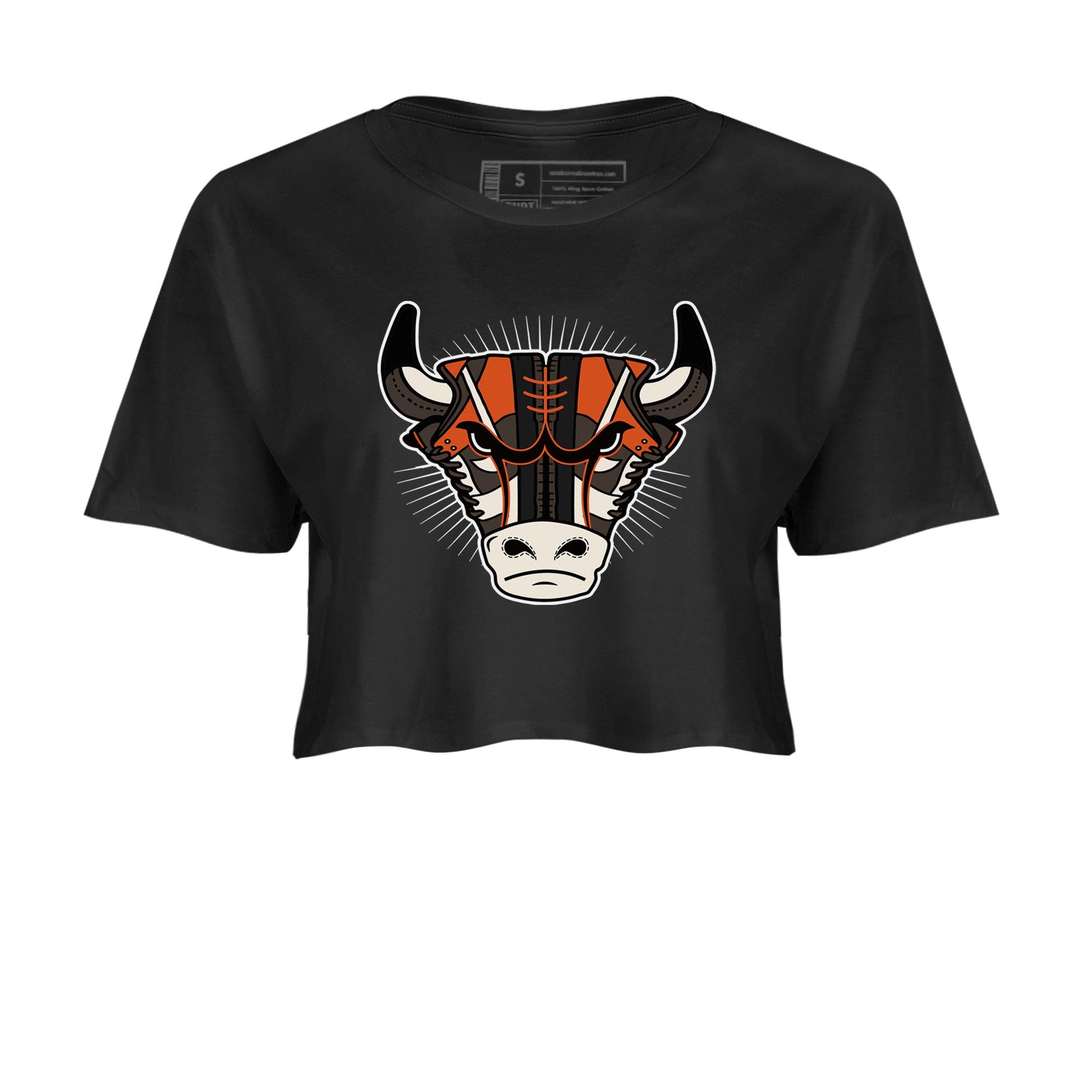 Nike Dunk Low Red Panda shirt to match jordans Sneaker Bull Head sneaker tees Dunk Red Panda SNRT Sneaker Release Tees Black 2 Crop T-Shirt