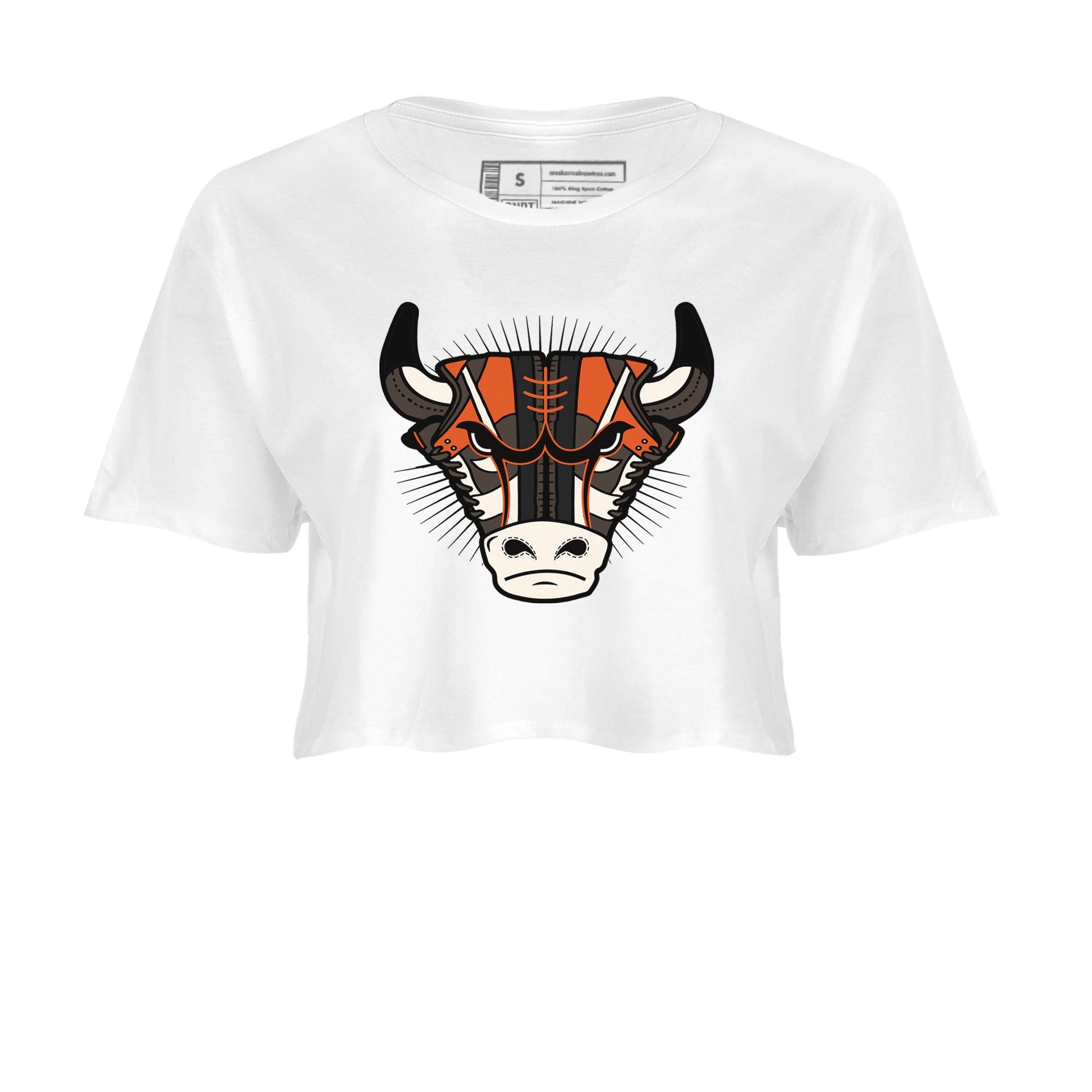 Nike Dunk Low Red Panda shirt to match jordans Sneaker Bull Head sneaker tees Dunk Red Panda SNRT Sneaker Release Tees White 2 Crop T-Shirt