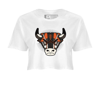 Nike Dunk Low Red Panda shirt to match jordans Sneaker Bull Head sneaker tees Dunk Red Panda SNRT Sneaker Release Tees White 2 Crop T-Shirt