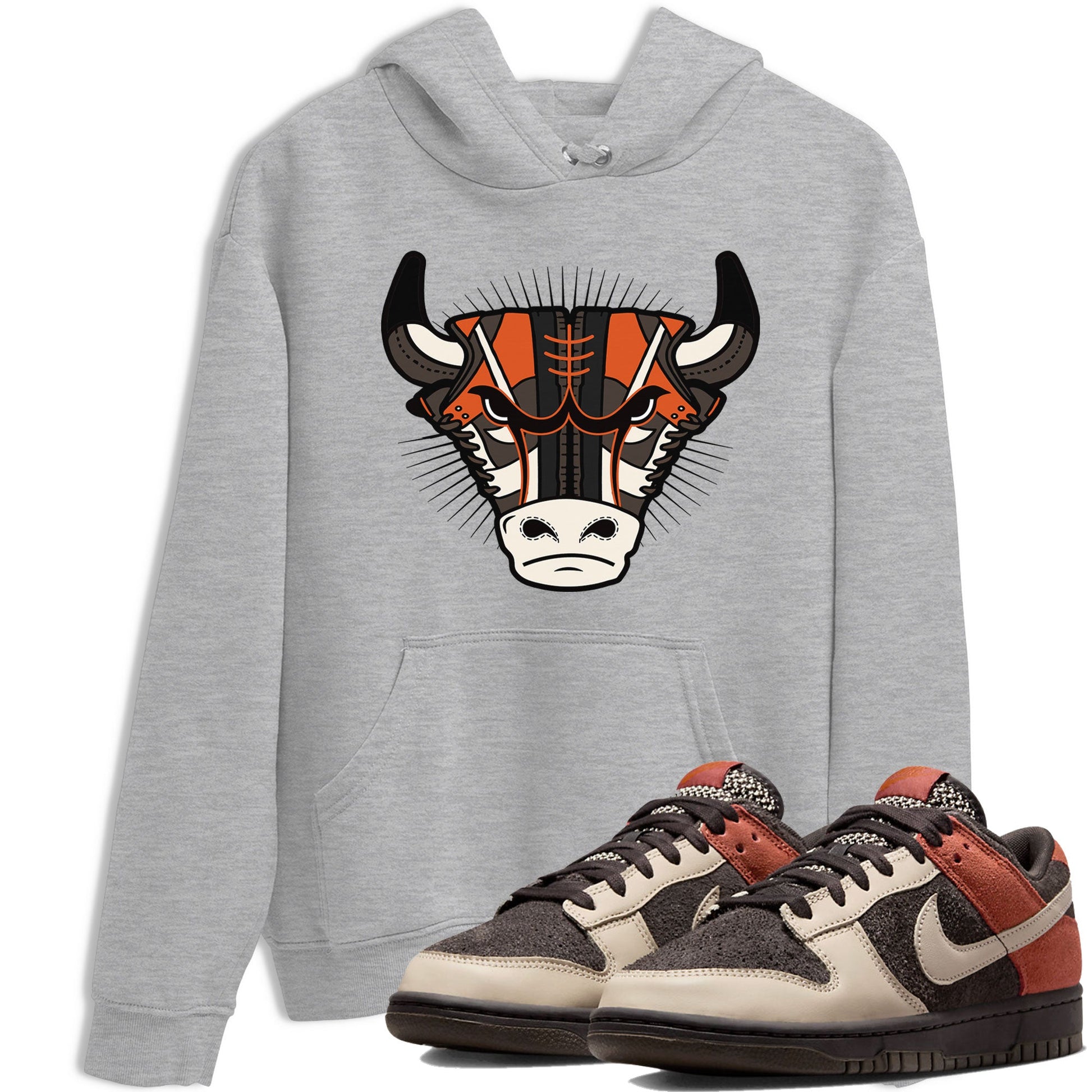 Nike Dunk Low Red Panda shirt to match jordans Sneaker Bull Head sneaker tees Dunk Red Panda SNRT Sneaker Release Tees Unisex Heather Grey 1 T-Shirt