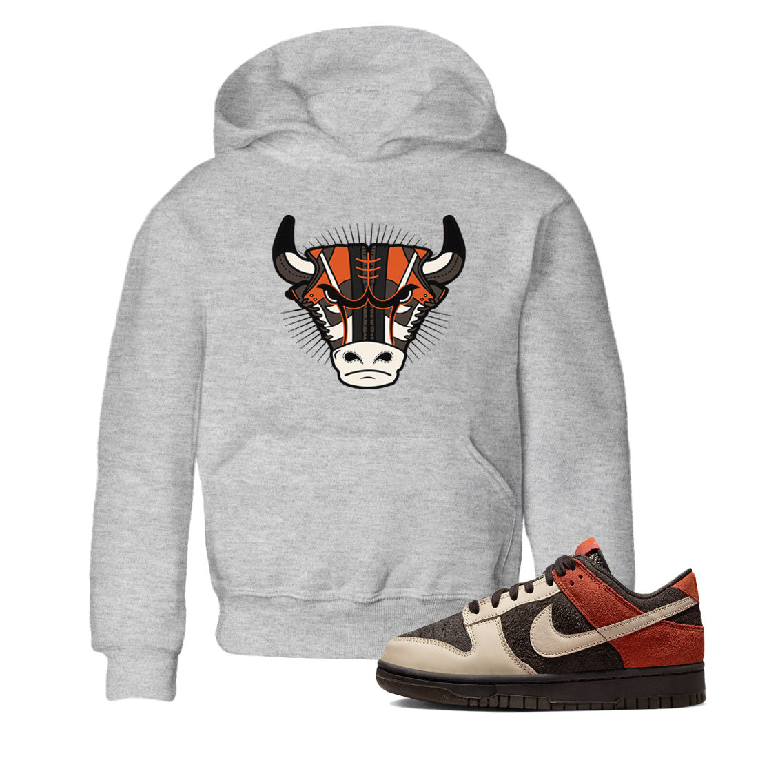 Nike Dunk Low Red Panda shirt to match jordans Sneaker Bull Head sneaker tees Dunk Red Panda SNRT Sneaker Release Tees Baby Toddler Heather Grey 1 T-Shirt