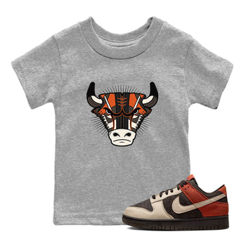 Nike Dunk Low Red Panda shirt to match jordans Sneaker Bull Head sneaker tees Dunk Red Panda SNRT Sneaker Release Tees Baby Toddler Heather Grey 1 T-Shirt