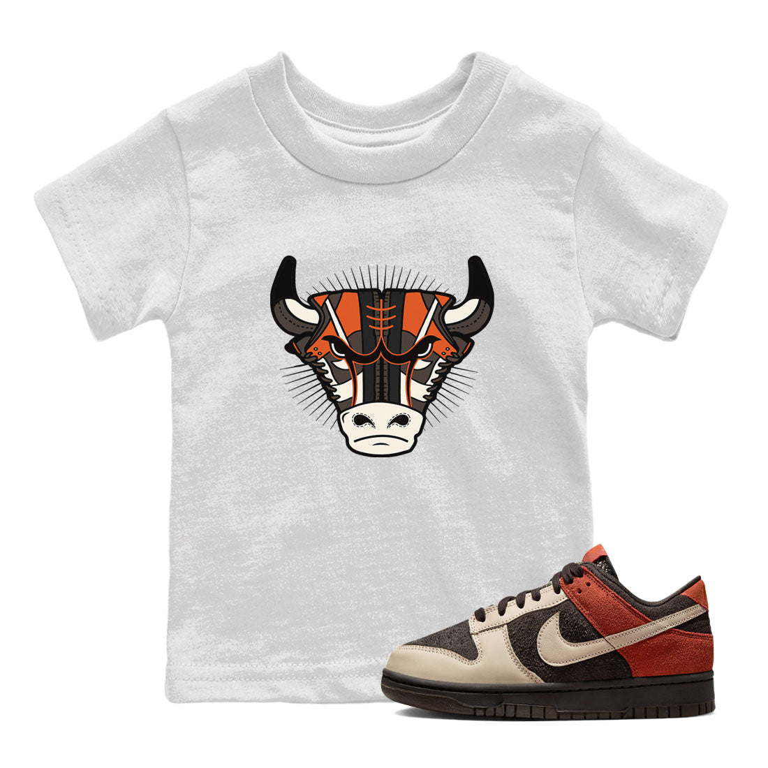 Nike Dunk Low Red Panda shirt to match jordans Sneaker Bull Head sneaker tees Dunk Red Panda SNRT Sneaker Release Tees Baby Toddler White 1 T-Shirt