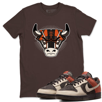 Nike Dunk Low Red Panda shirt to match jordans Sneaker Bull Head sneaker tees Dunk Red Panda SNRT Sneaker Release Tees Unisex Dark Chocolate 1 T-Shirt