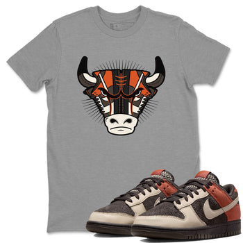 Nike Dunk Low Red Panda shirt to match jordans Sneaker Bull Head sneaker tees Dunk Red Panda SNRT Sneaker Release Tees Unisex Heather Grey 1 T-Shirt