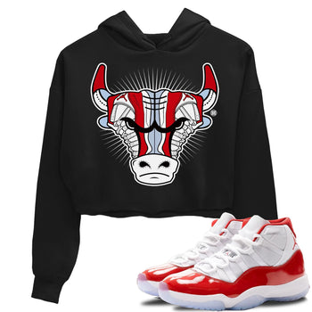 Jordan 11 Cherry Sneaker Match Tees Sneaker Bull Head Sneaker Tees Jordan 11 Cherry Sneaker Release Tees Women's Shirts