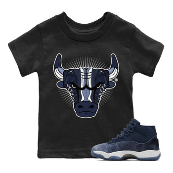 Jordan 11 Midnight Navy Sneaker Match Tees Sneaker Bull Head Sneaker Tees Jordan 11 Midnight Navy Sneaker Release Tees Kids Shirts