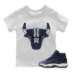 Jordan 11 Midnight Navy Sneaker Match Tees Sneaker Bull Head Sneaker Tees Jordan 11 Midnight Navy Sneaker Release Tees Kids Shirts