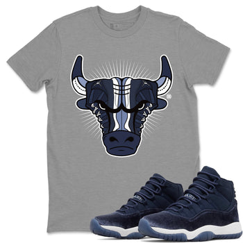 Jordan 11 Midnight Navy Sneaker Match Tees Sneaker Bull Head Sneaker Tees Jordan 11 Midnight Navy Sneaker Release Tees Unisex Shirts