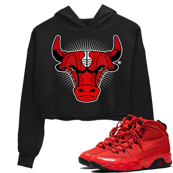 Jordan 9 Chile Red Sneaker Match Tees Sneaker Bull Head Sneaker Tees Jordan 9 Chile Red Sneaker Release Tees Women's Shirts