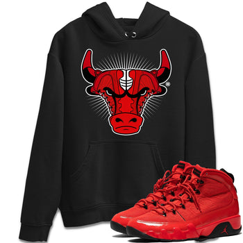Jordan 9 Chile Red Sneaker Match Tees Sneaker Bull Head Sneaker Tees Jordan 9 Chile Red Sneaker Release Tees Unisex Shirts