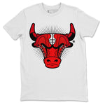 Jordan 9 Chile Red Sneaker Match Tees Sneaker Bull Head Sneaker Tees Jordan 9 Chile Red Sneaker Release Tees Unisex Shirts