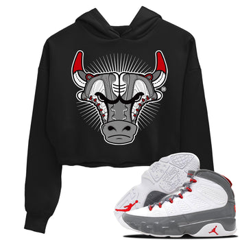 Jordan 9 Fire Red Sneaker Match Tees Sneaker Bull Head Sneaker Tees Jordan 9 Fire Red Sneaker Release Tees Women's Shirts