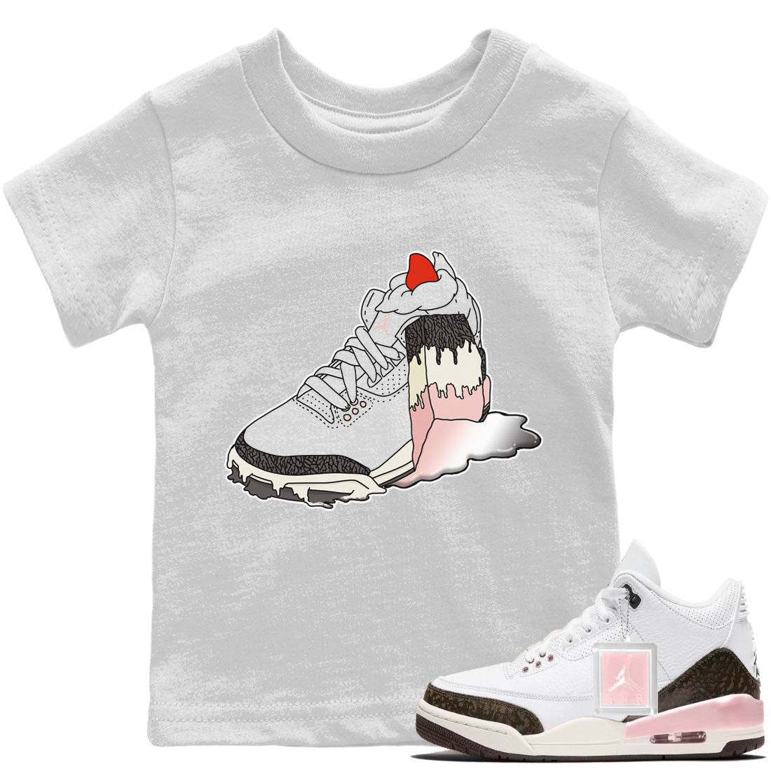 Jordan 3 Atmosphere Sneaker Match Tees Sneaker Cake Sneaker Tees Jordan 3 Atmosphere Sneaker Release Tees Kids Shirts