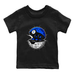 Air Jordan 1 Royal Reimagined shirt to match jordans Sneaker Capsule sneaker tees AJ1 Royal Reimagined SNRT Sneaker Release Tees Baby Toddler Black 2 T-Shirt