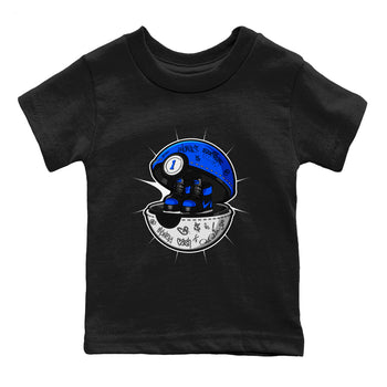 Air Jordan 1 Royal Reimagined shirt to match jordans Sneaker Capsule sneaker tees AJ1 Royal Reimagined SNRT Sneaker Release Tees Baby Toddler Black 2 T-Shirt