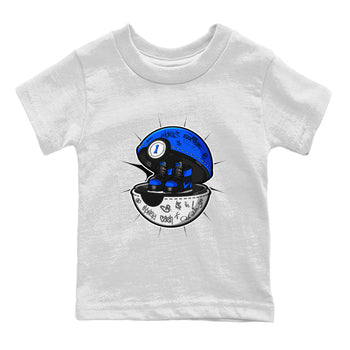Air Jordan 1 Royal Reimagined shirt to match jordans Sneaker Capsule sneaker tees AJ1 Royal Reimagined SNRT Sneaker Release Tees Baby Toddler White 2 T-Shirt