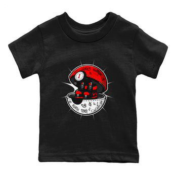 Air Jordan 1 Satin Bred shirt to match jordans Sneaker Capsule sneaker tees AJ1 Satin Bred SNRT Sneaker Release Tees Baby Toddler Black 2 T-Shirt