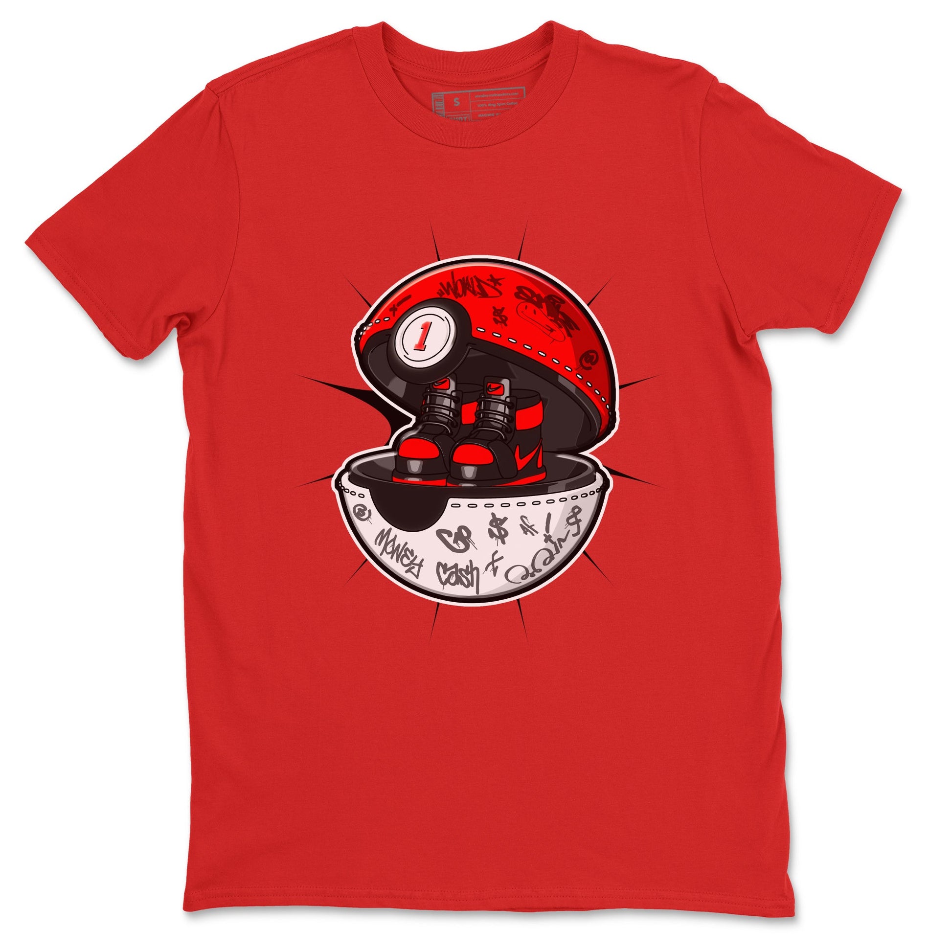 Air Jordan 1 Satin Bred shirt to match jordans Sneaker Capsule sneaker tees AJ1 Satin Bred SNRT Sneaker Release Tees Unisex Red 2 T-Shirt