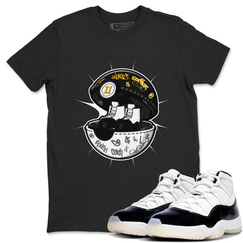 Air Jordan 11 Gratitude shirt to match jordans Sneaker Capsule sneaker tees AJ11 Gratitude SNRT Sneaker Release Tees Unisex Black 1 T-Shirt