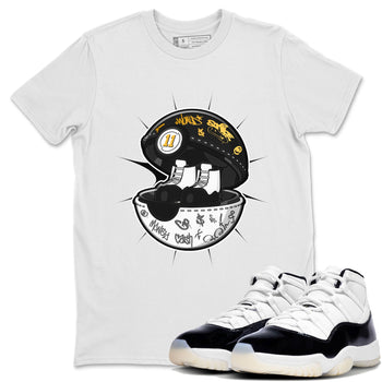 Air Jordan 11 Gratitude shirt to match jordans Sneaker Capsule sneaker tees AJ11 Gratitude SNRT Sneaker Release Tees Unisex White 1 T-Shirt