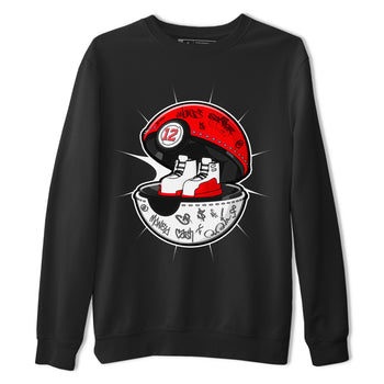Air Jordan 12 Cherry shirt to match jordans Sneaker Capsule sneaker tees AJ12 Cherry SNRT Sneaker Release Tees Unisex Black 2 T-Shirt