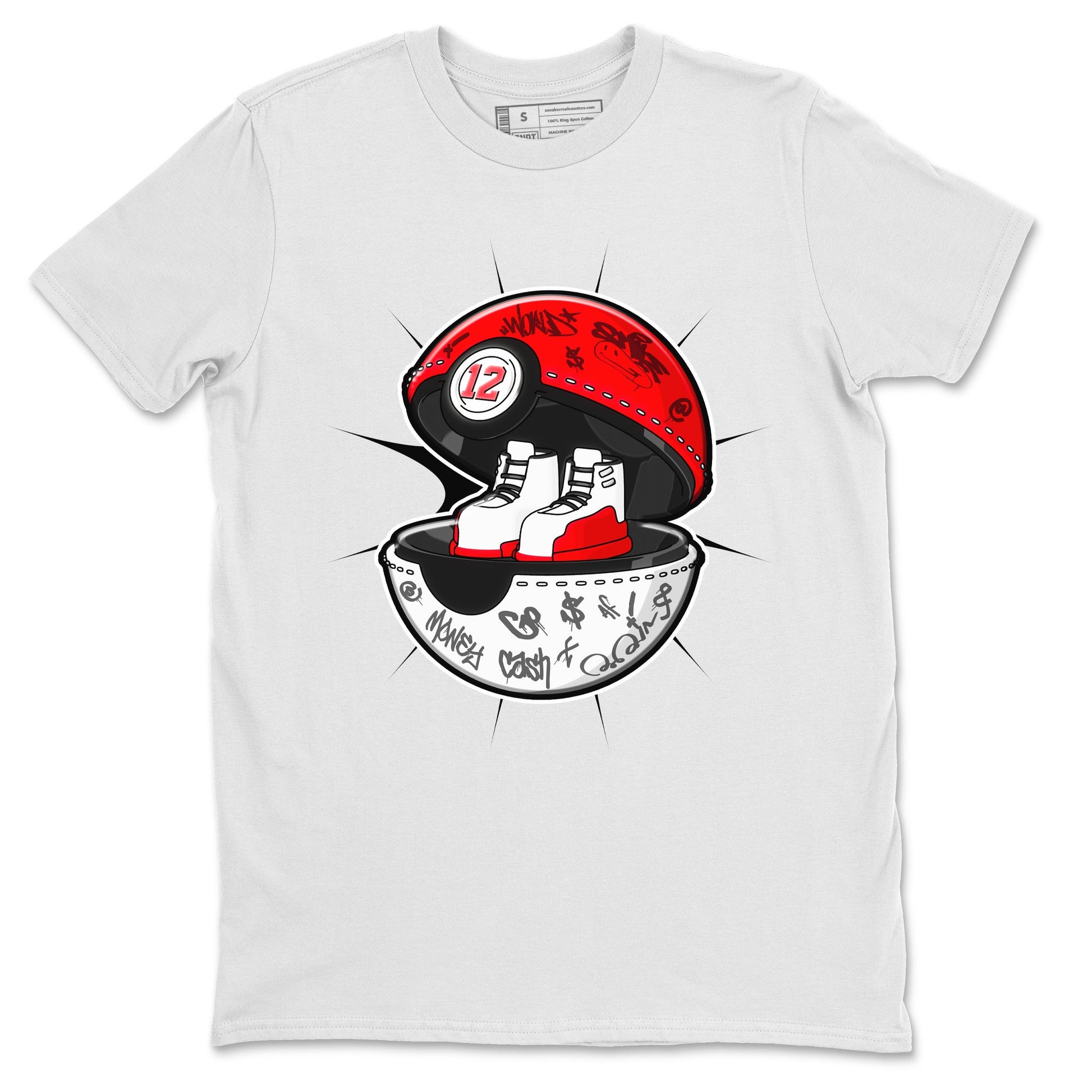 Air Jordan 12 Cherry shirt to match jordans Sneaker Capsule sneaker tees AJ12 Cherry SNRT Sneaker Release Tees Unisex White 2 T-Shirt