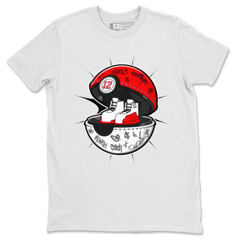 Air Jordan 12 Cherry shirt to match jordans Sneaker Capsule sneaker tees AJ12 Cherry SNRT Sneaker Release Tees Unisex White 2 T-Shirt