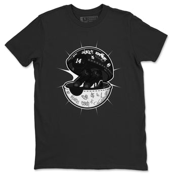 14s Panda shirt to match jordans Sneaker Capsule sneaker tees Air Jordan 14 Panda SNRT Sneaker Release Tees Unisex Black 2 T-Shirt