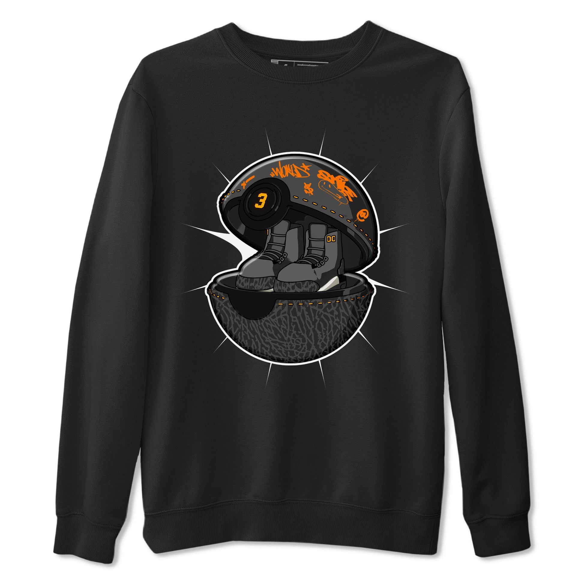 3s Fear shirt to match jordans Sneaker Capsule sneaker tees Air Jordan 3 Fear SNRT Sneaker Release Tees Unisex Black 2 T-Shirt