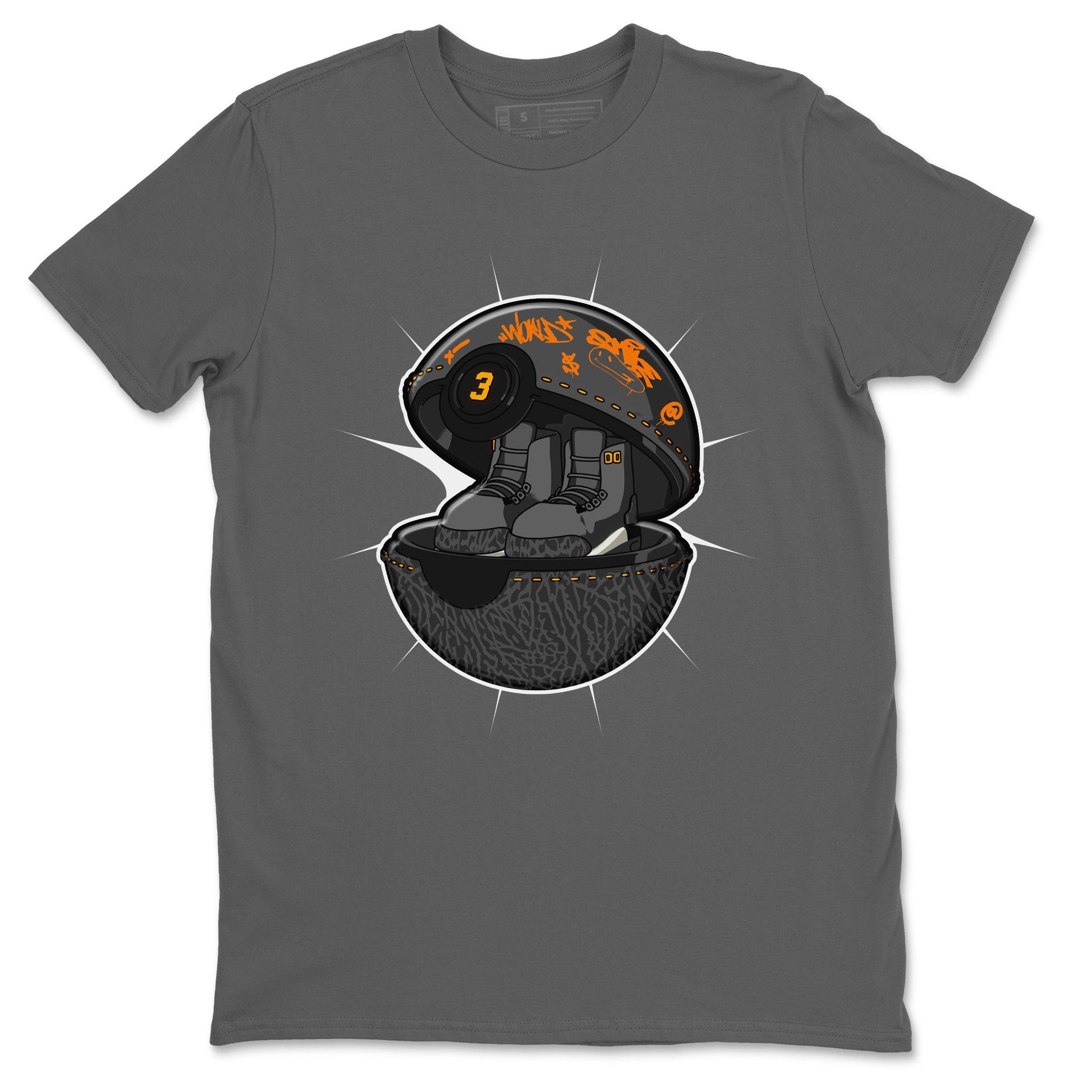 3s Fear shirt to match jordans Sneaker Capsule sneaker tees Air Jordan 3 Fear SNRT Sneaker Release Tees Unisex Cool Grey 2 T-Shirt