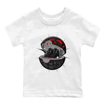 4s Bred Reimagined shirt to match jordans Sneaker Capsule sneaker tees Air Jordan 4 Bred Reimagined SNRT Sneaker Release Tees Baby Toddler White 2 T-Shirt
