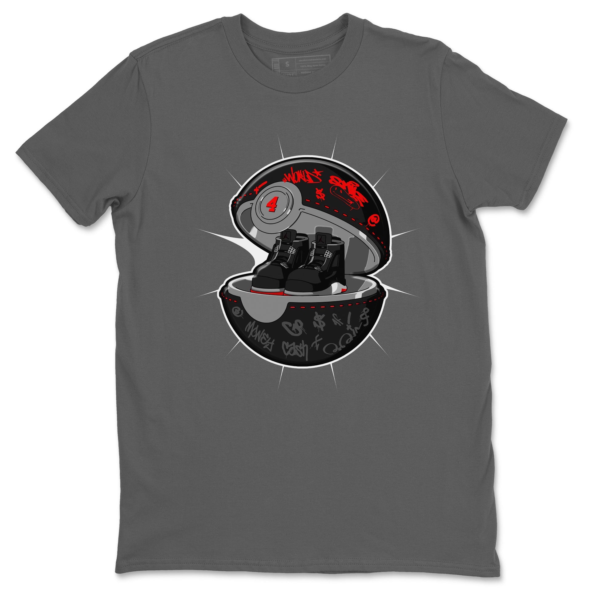 4s Bred Reimagined shirt to match jordans Sneaker Capsule sneaker tees Air Jordan 4 Bred Reimagined SNRT Sneaker Release Tees Unisex Cool Grey 2 T-Shirt
